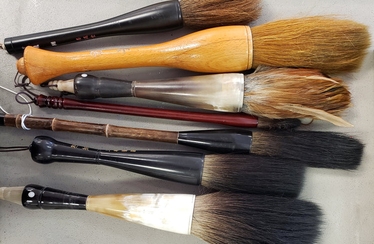 sumi e brush collection by Marilyn Wells