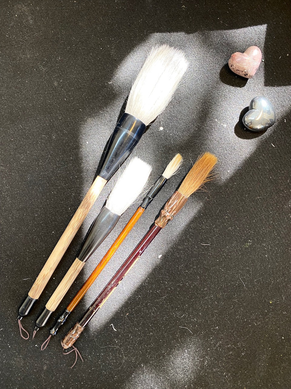 Sumi e Four Brush Set for Abstract Sumi e selected by Marilyn Wells