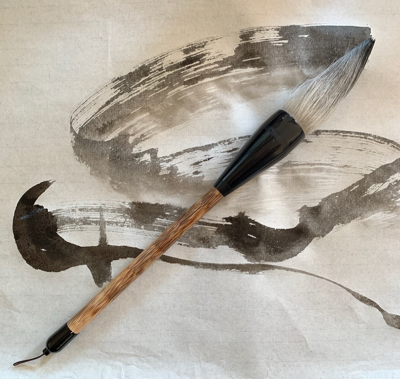 Sumi e Brushes for Abstract sumi e, “Firebird”, Selected by Marilyn Wells
