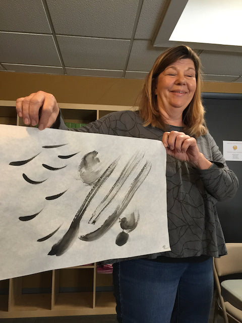 Zen Sumi Painting Party for Small Groups