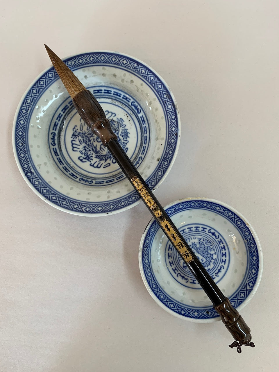 Sumi e Brush for Abstract sumi e, “Komodo”, Selected by Marilyn Wells