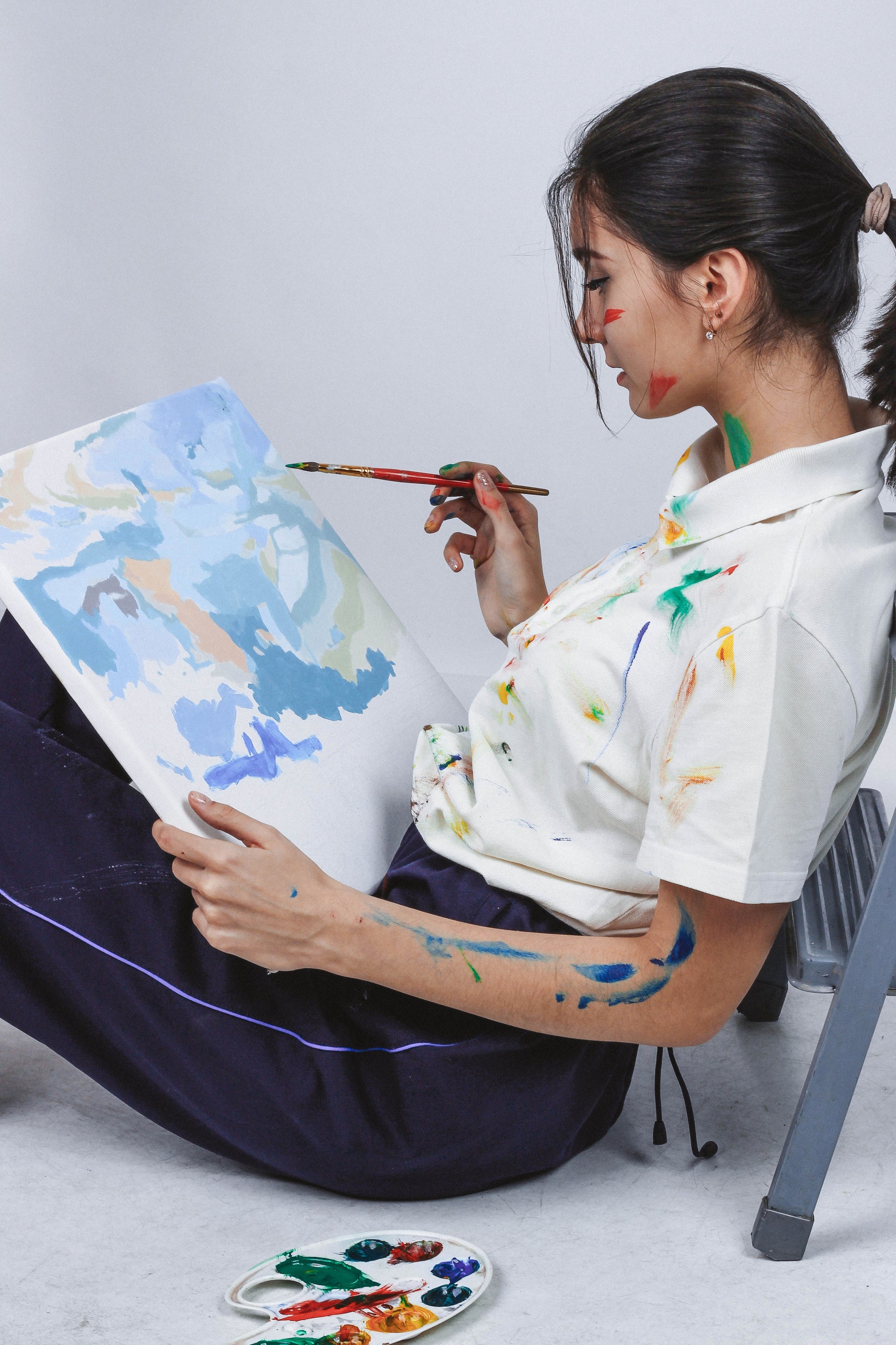No Fear Watercolor Painting Live - Lessons with Marilyn Wells. Watercolor and Brush.