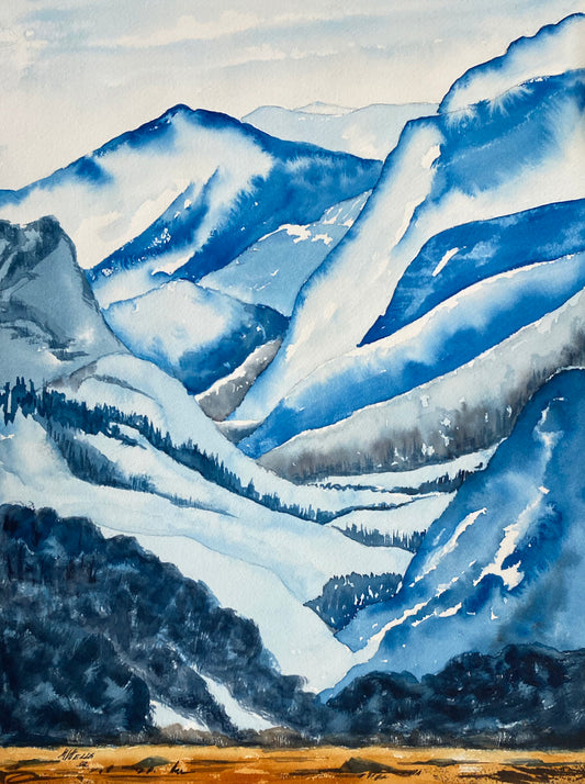 Blue Mountain Memories - Mountain Passage by Marilyn Wells