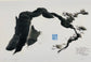 Abstract sumi e Original  “My Blossoming Heart” by Marilyn Wells