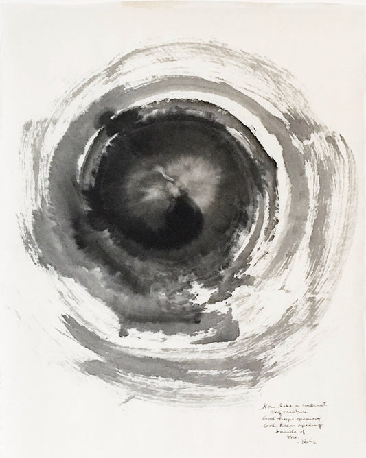 Abstract sumi e Print “God Keeps Opening” by Marilyn Wells