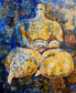 Goddess Painting “Our Nature's Are One” - oil on canvas by Marilyn Wells