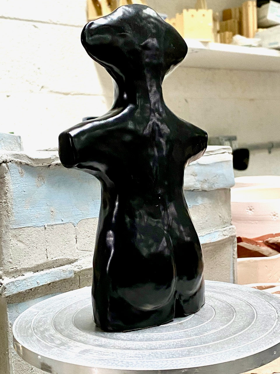 Sumi Sculpture, Zen style, “Silent Goddess” - by Marilyn Wells